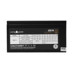 White Shark GPSU-B600S COLONEL-3 600W 80+ BRONČANO POTPUNO MODULARNO NAPAJANJE