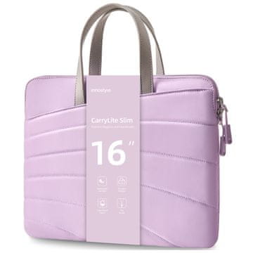 Innostyle ženska torba za prijenosno računalo 15, 6, 16 vodootporna carrylite ljubičasta