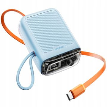 Innostyle Innostyle mini powerbank 10000mah 2x usb-c typ c 33w s razvlačnim kabelom usb-c