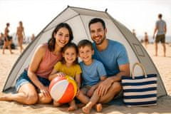 Severno Veliki šator za plažu, paravan za plažu, polušator 220x120x120cm + navlaka
