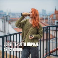 BOT Termo boca s termometrom i zamjenjivom baterijom, bijela