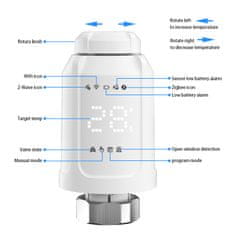 BOT Pametna Zigbee/WiFi termostatska glava TH7 Tuya