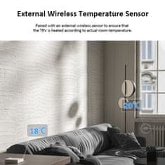 BOT Pametna Zigbee/WiFi termostatska glava TH7 Tuya