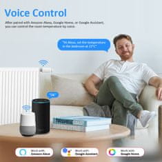 BOT Pametna Zigbee/WiFi termostatska glava TH7 Tuya