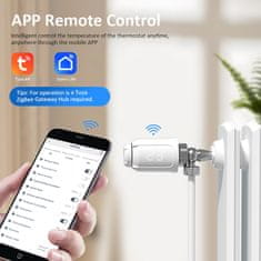 BOT Pametna Zigbee/WiFi termostatska glava TH7 Tuya
