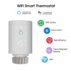 BOT Pametna Zigbee/WiFi termostatska glava TH5 Tuya