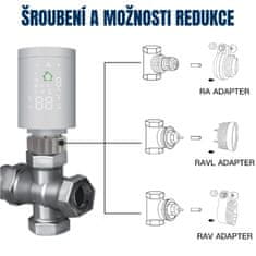 BOT Pametna Zigbee/WiFi termostatska glava TH5 Tuya