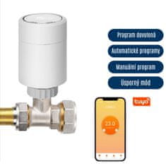 BOT Pametna Zigbee/WiFi termostatska glava TH6 Tuya