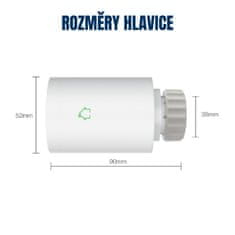 BOT Pametna Zigbee/WiFi termostatska glava TH5 Tuya