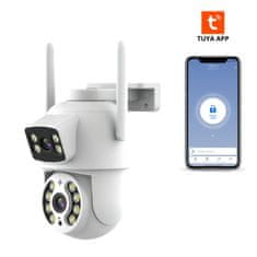 BOT Pametna vanjska WiFi kamera NA1 dvostruka Tuya 3MP