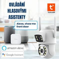BOT Pametna vanjska WiFi kamera NA1 dvostruka Tuya 3MP