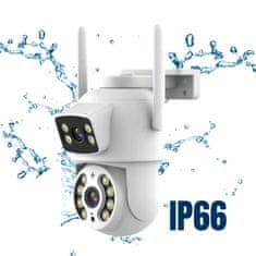 BOT Pametna vanjska WiFi kamera NA1 dvostruka Tuya 3MP