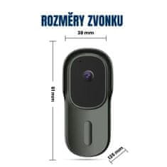 BOT Pametno zvono s kamerom DB2 Tuya crna