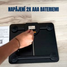 BOT Pametna osobna vaga ALFA crna