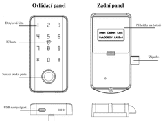 BOT Pametna Bluetooth brava za namještaj TTlock CL1