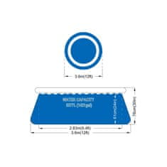 avenli bazen 360x76 cm s pumpom