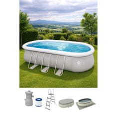 avenli Oval Ring Bazen 610x360x122 cm, XXL sized
