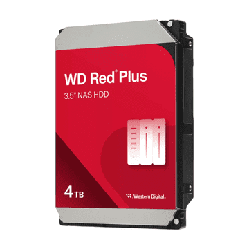 WD 4TB Red Plus 3,5" SATA 6Gb/s 5400rpm 128MB HDD