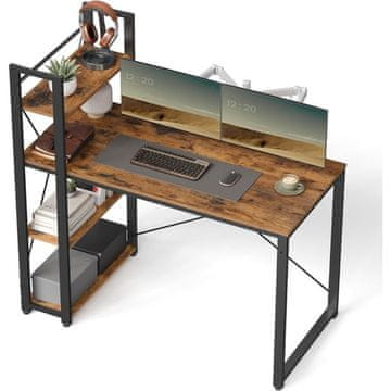 VASAGLE Radna stolica u industrijskom stilu, 120 × 60 × 75 cm