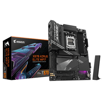 Gigabyte X870 AORUS ELITE WIFI7, DDR5, SATA3, USB4, DP, 2.5GbE, WiFi 7, AM5 ATX