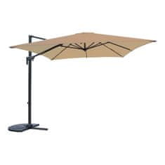 Denis Viseći Alu suncobran 300*300 cm 360° sivo-smeđi