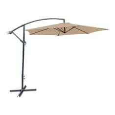 Denis Viseći Alu suncobran 300 cm sivo-smeđi