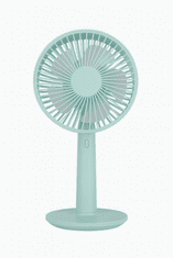 MULIN SRLS 2u1 punjivi ventilator 13 cm tirkizno plava