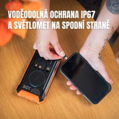 BOT Solarna power banka SP5 1 panel 30000mAh s kablovima zelena