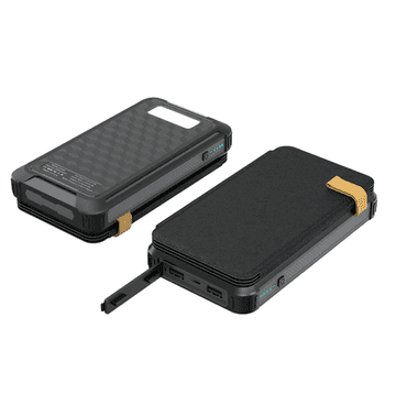 BOT Solarna power banka SP6 4 panela 25000mAh crna