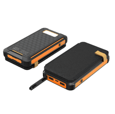 BOT Solarna power banka SP6 5 panela 25000mAh narančasta