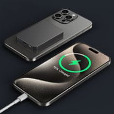 BOT Bežična prijenosna baterija MagSafe MP5 5000 mAh crna