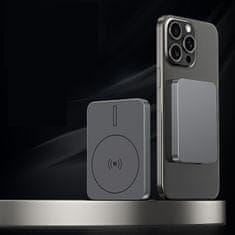 BOT Bežična prijenosna baterija MagSafe MP5 5000 mAh siva
