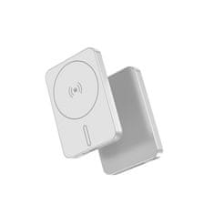 BOT Bežična prijenosna baterija MagSafe MP5 5000 mAh srebrna