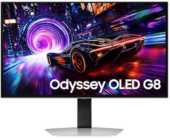 Samsung G81SF Odyssey G8 monitor, 68,5 cm, 3840x2160, 2x HDMI, DP, 240Hz (LS27FG810SUXEN)