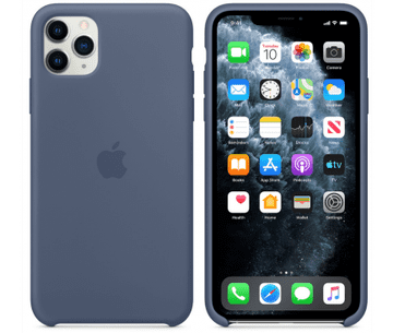 Apple Original Silikonska maskica iPhone 11 Pro Max - moder - MX032ZM/A
