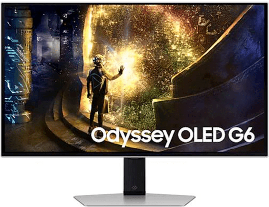 Samsung G61SD Odyssey G6 monitor, 68,5 cm, 2560x1440, 2x HDMI, DP, 240Hz (LS27DG612SUXEN)