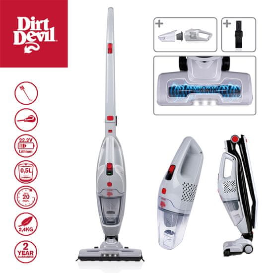 Dirt Devil 2u1 bežični usisavač (DD9007)