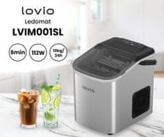 Manta Lovio aparat za led, 10 kg/24 sata, 1,1 l, nehrđajući čelik (LVIM001SL)