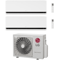 LG Deluxe AI Air MU2R17.U13 + H09S1DA (2,5 kW) + H12S1DA (3,5 kW) dvostruki klima uređaj