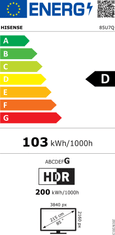 Hisense 85U7Q ULED televizor, 215 cm, Smart TV