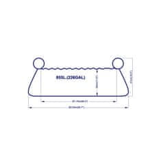 avenli Ring 3D bazen 205x47cm