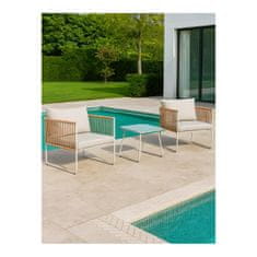 Denis Vrtni sofa set 3-dijelni, okrugli PE ratan