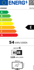 Hisense 50U7Q ULED televizor, 126 cm, Smart TV
