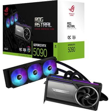 ASUS Rog Astral LC grafička kartica, GeForce RTX 5090, 32G, GDDR7, ARGB, vodeno hlađenje (90YV0LW2-M0NA00)