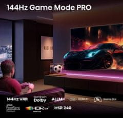 Hisense 55E7Q PRO QLED televizor, 139 cm, Smart TV