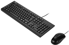 ASUS U2000 set tipkovnice i miša, USB, slovenski, žičani, Copilot, crni (90-XB1000KM00240-)