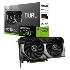 ASUS Dvostruka GeForce RTX 5060 Ti grafička kartica, 16 GB, GDDR7 (DUAL-RTX5060TI-O16G)