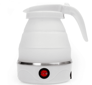 Platinet PEK187R kuhalo za vodu, sklopivo, 0,6 l, 600 W, bijelo