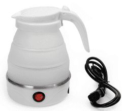 Platinet PEK187R kuhalo za vodu, sklopivo, 0,6 l, 600 W, bijelo
