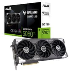 ASUS TUF GeForce RTX 5060 Ti grafička kartica, 16 GB, GDDR7 (TUF-RTX5060TI-O16G-GAMING)